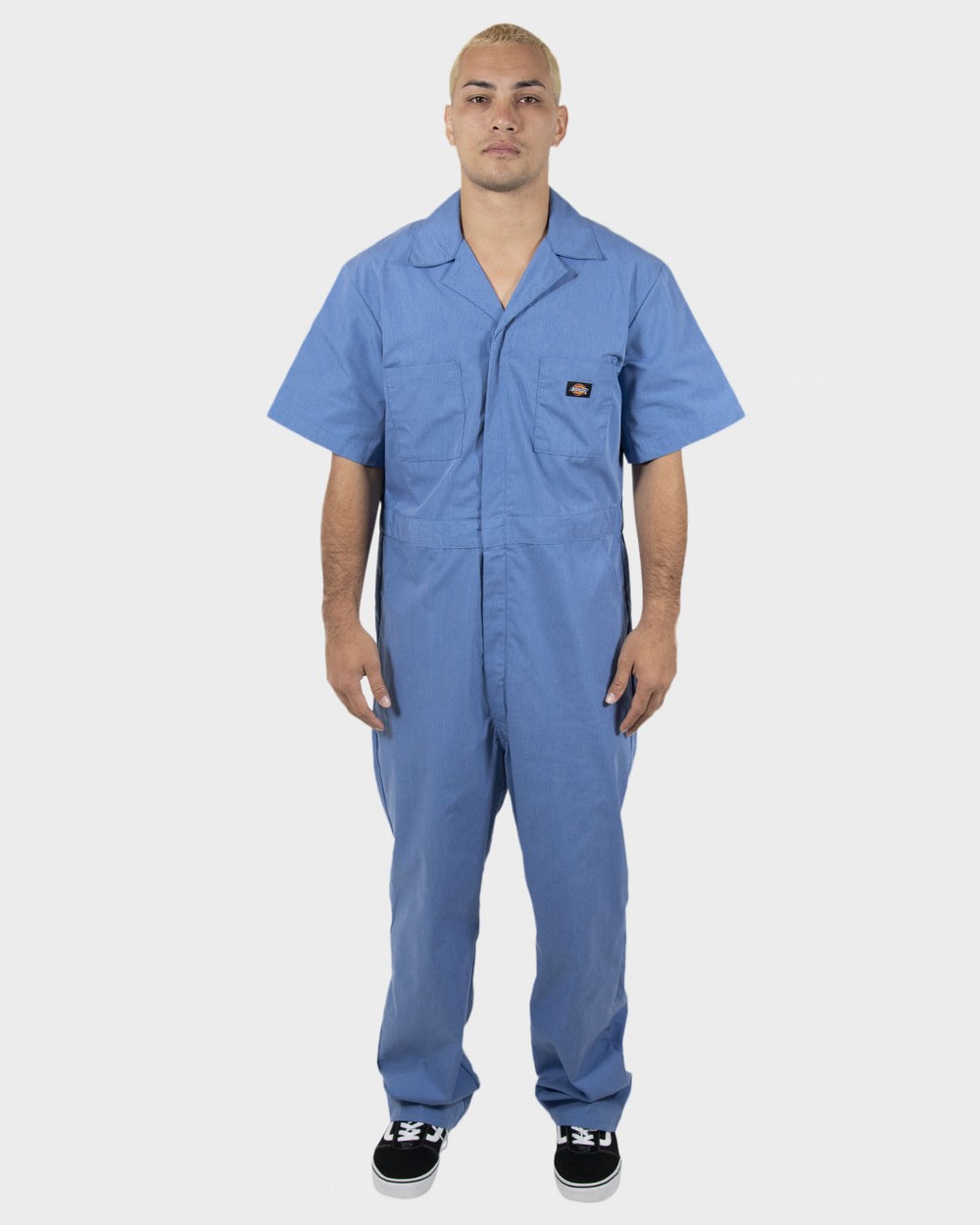 blue coveralls for men