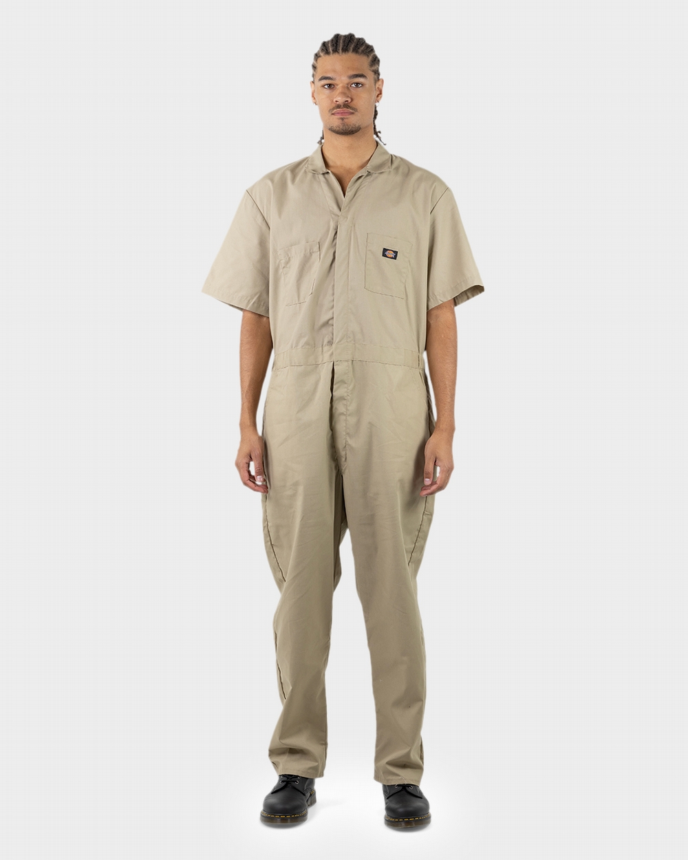 khaki boiler suit mens