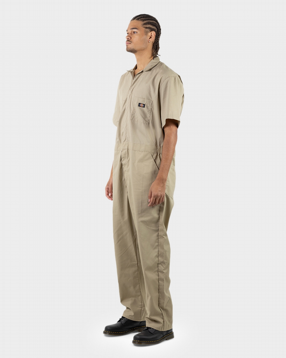 khaki boiler suit mens