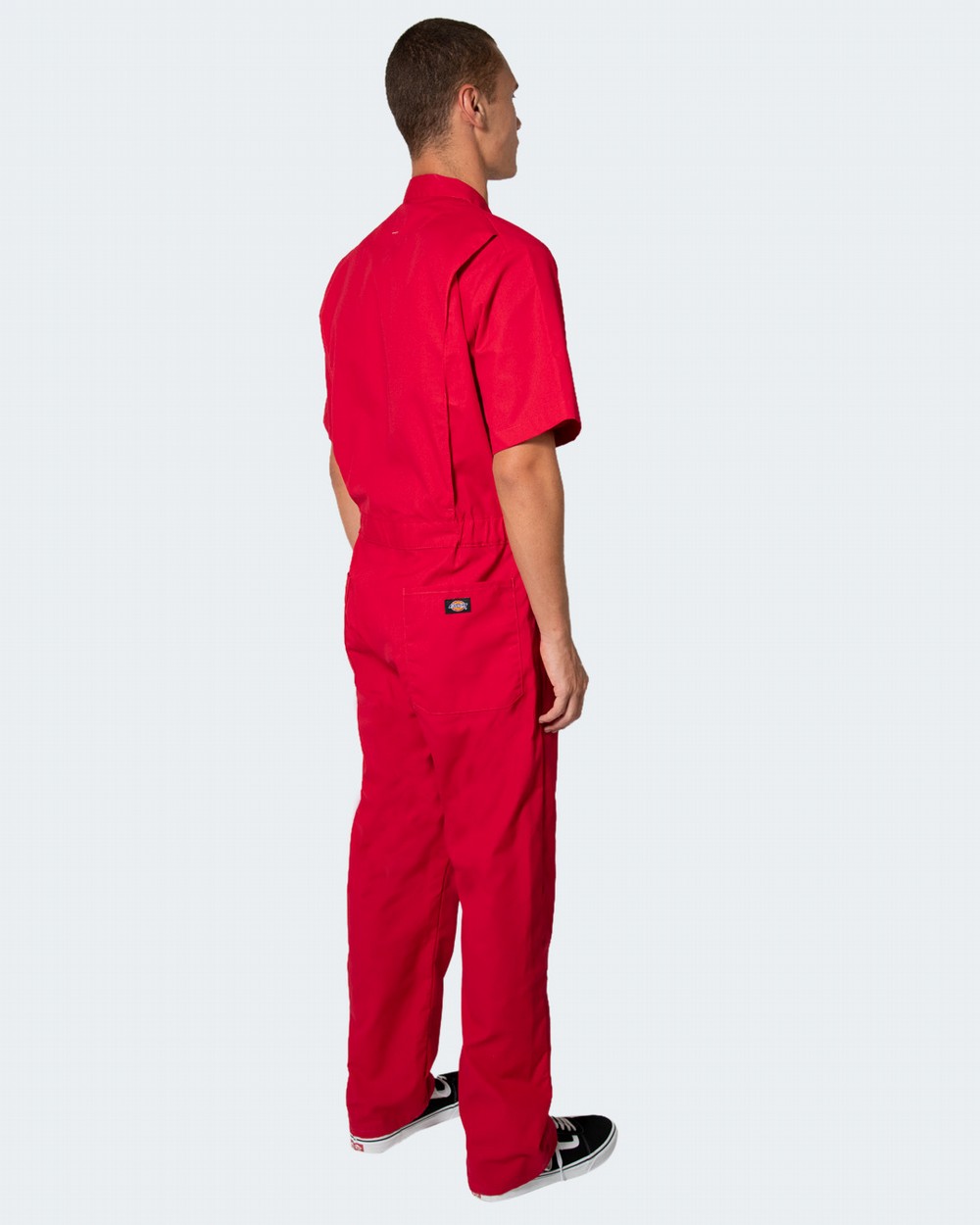 red dickie jumpsuit