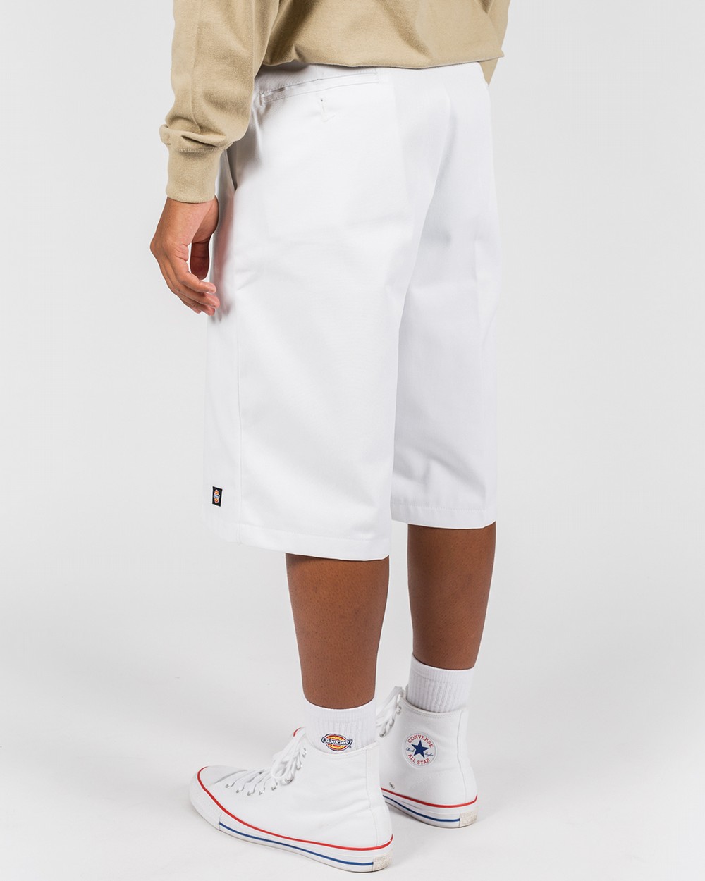 Mens white 2025 dickies shorts