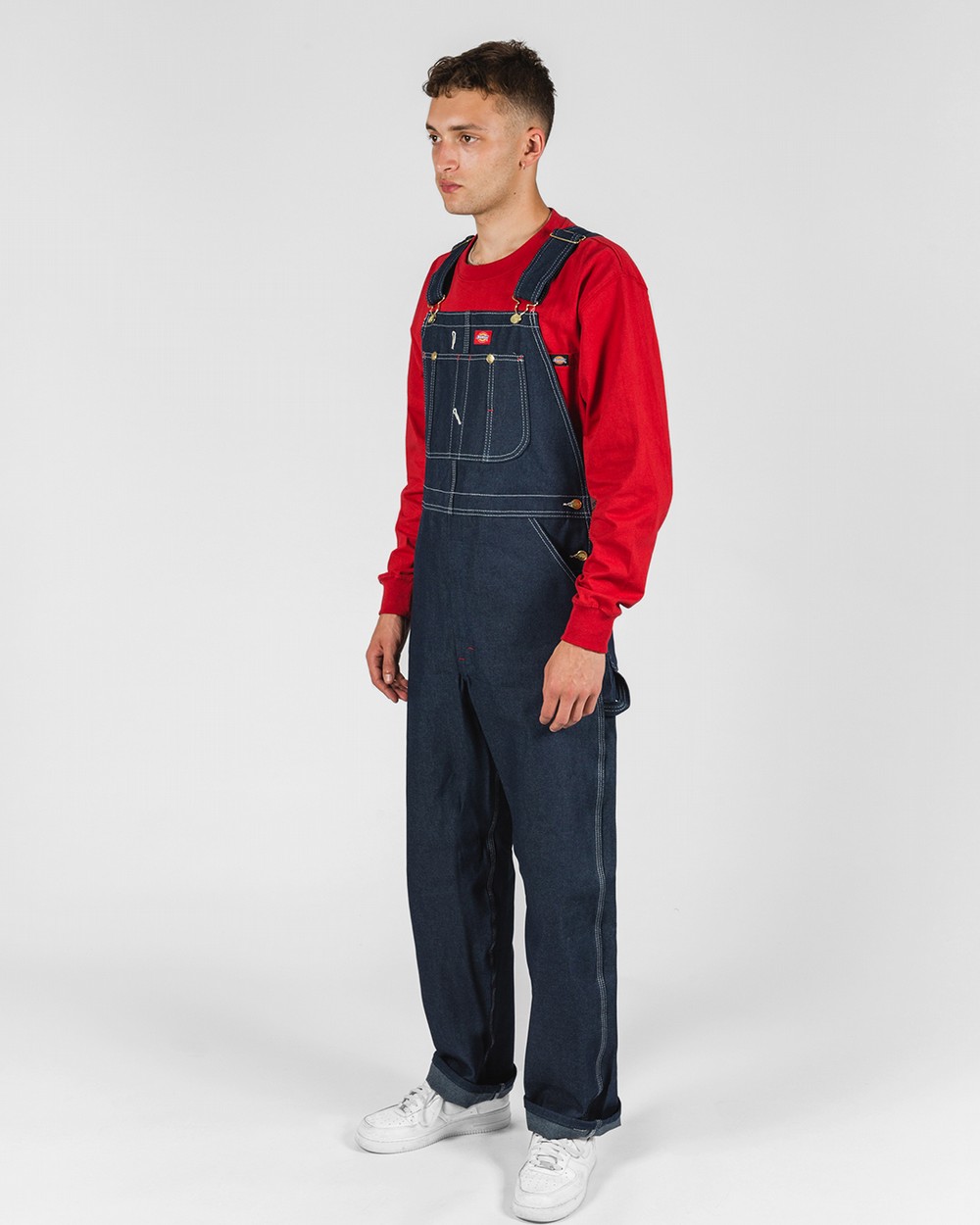 dickies indigo bib overalls