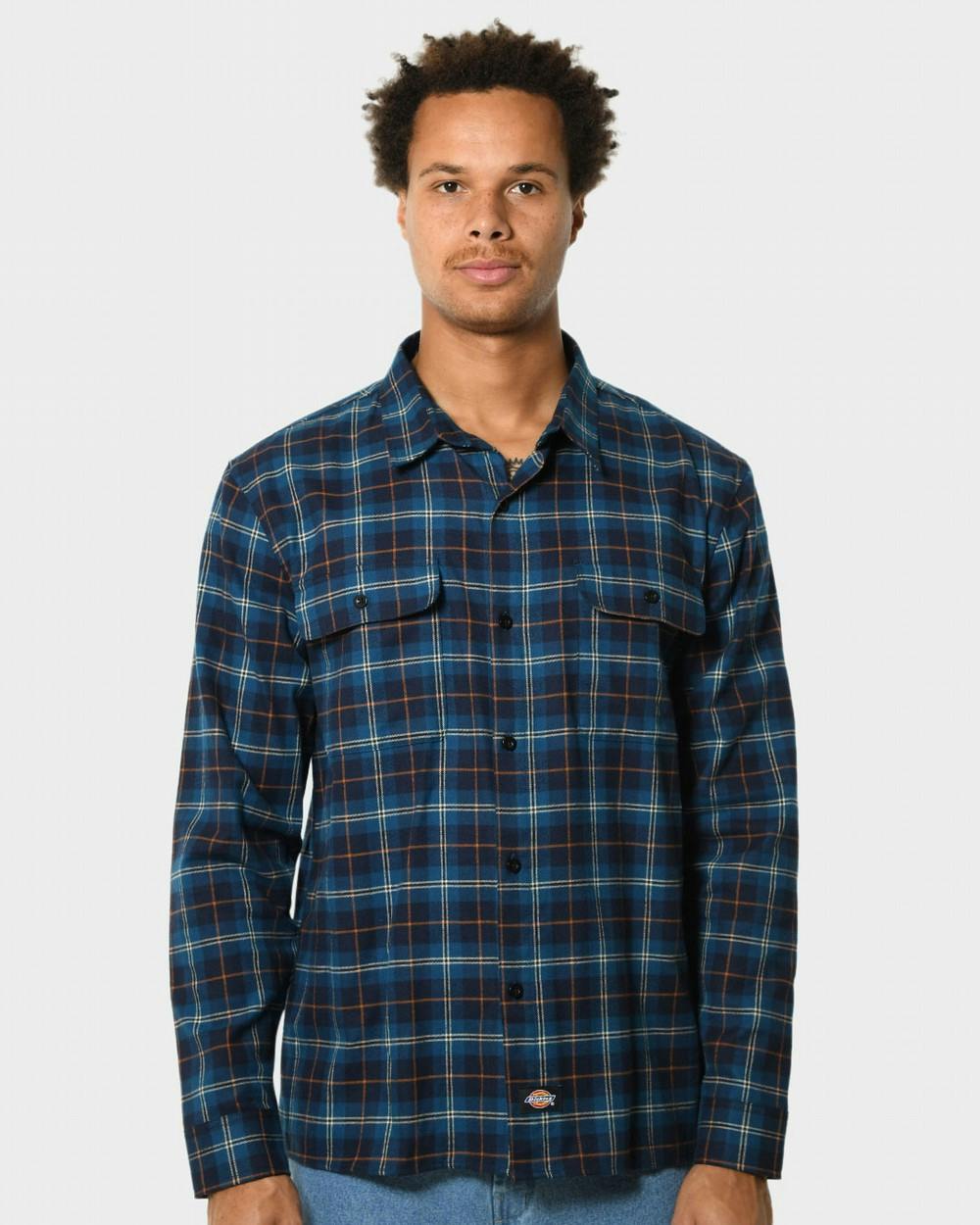 Houston Plaid Flannel L/S Shirt | Dickies NZ