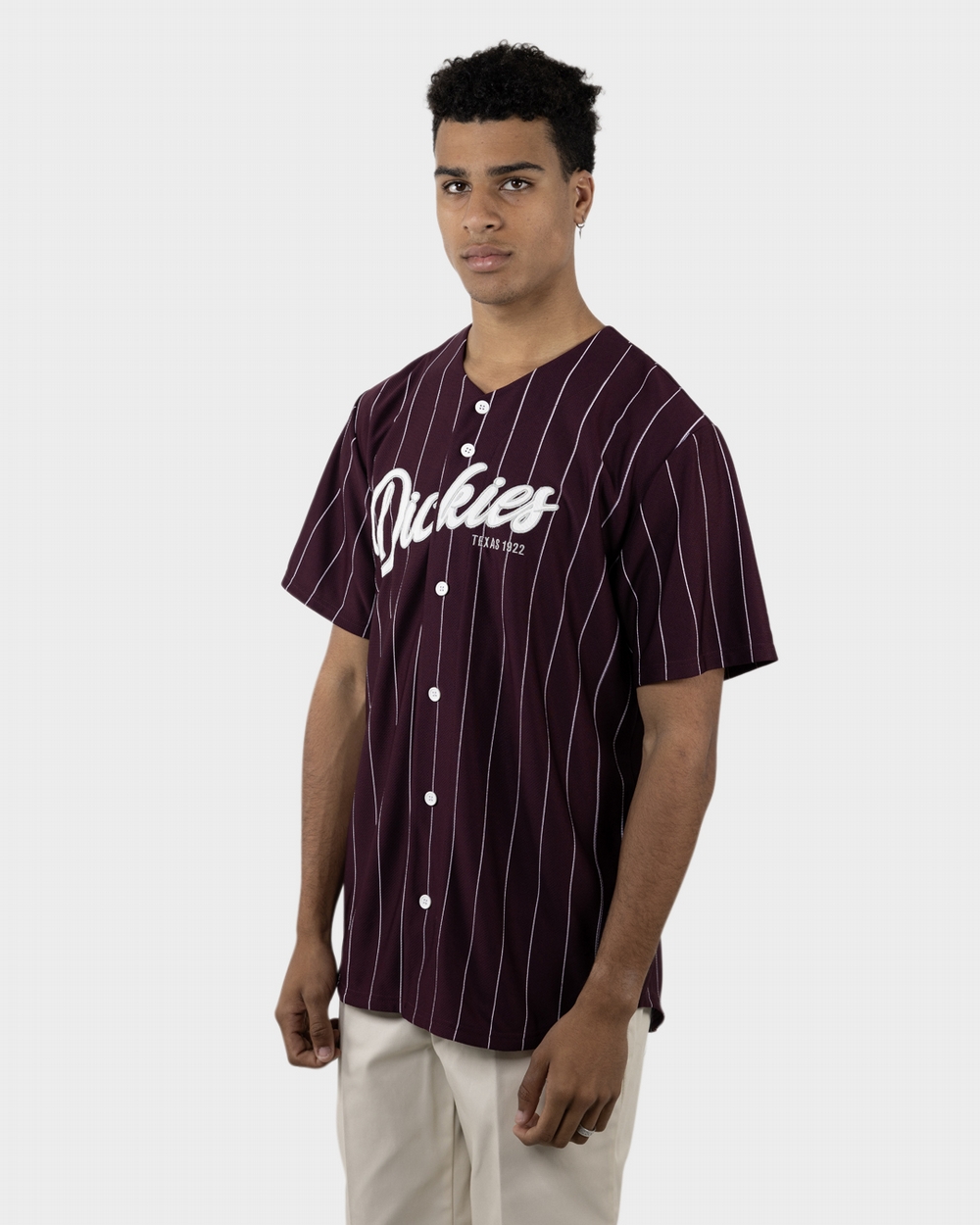 Burgundy baseball outlet jersey