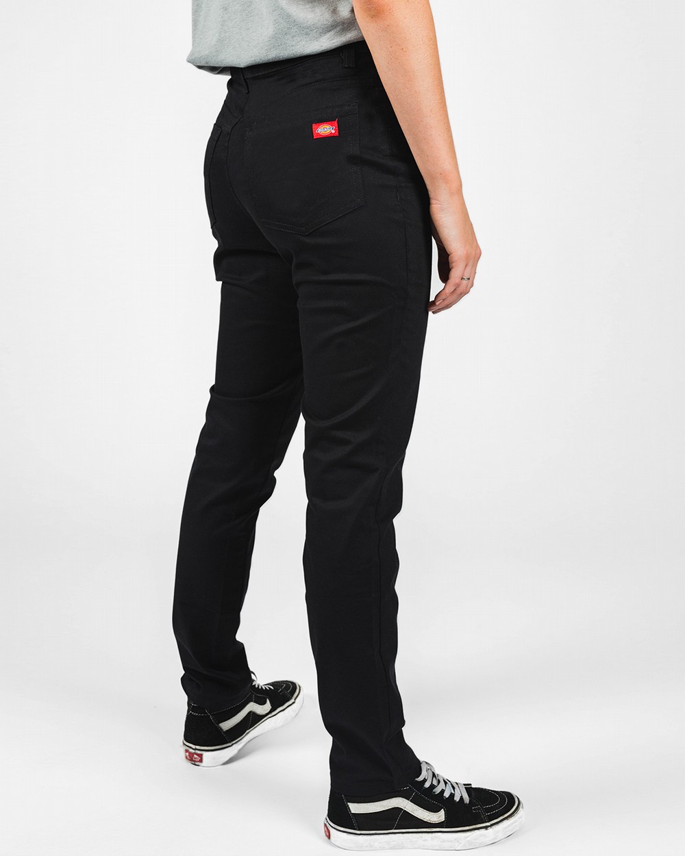 Skinny Stretch Twill Pant Dickies Womens Plus Size Mid-Rise 