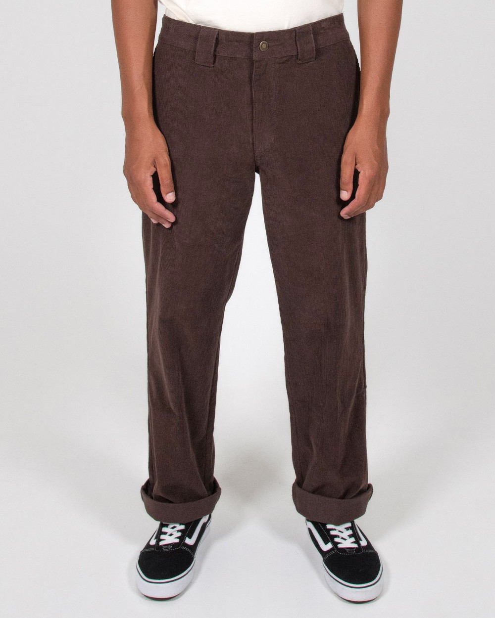 Boys Slim-Cut Corduroy Jake Jeans in Brown | Trotters Childrenswear