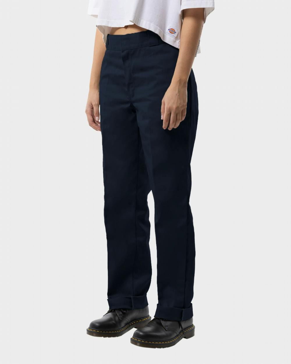 Dickies Work Pants Womens Size 14 Reg Navy Blue NEW with Tags