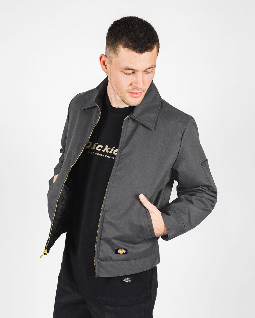 Lined Eisenhower Jacket CHARCOAL