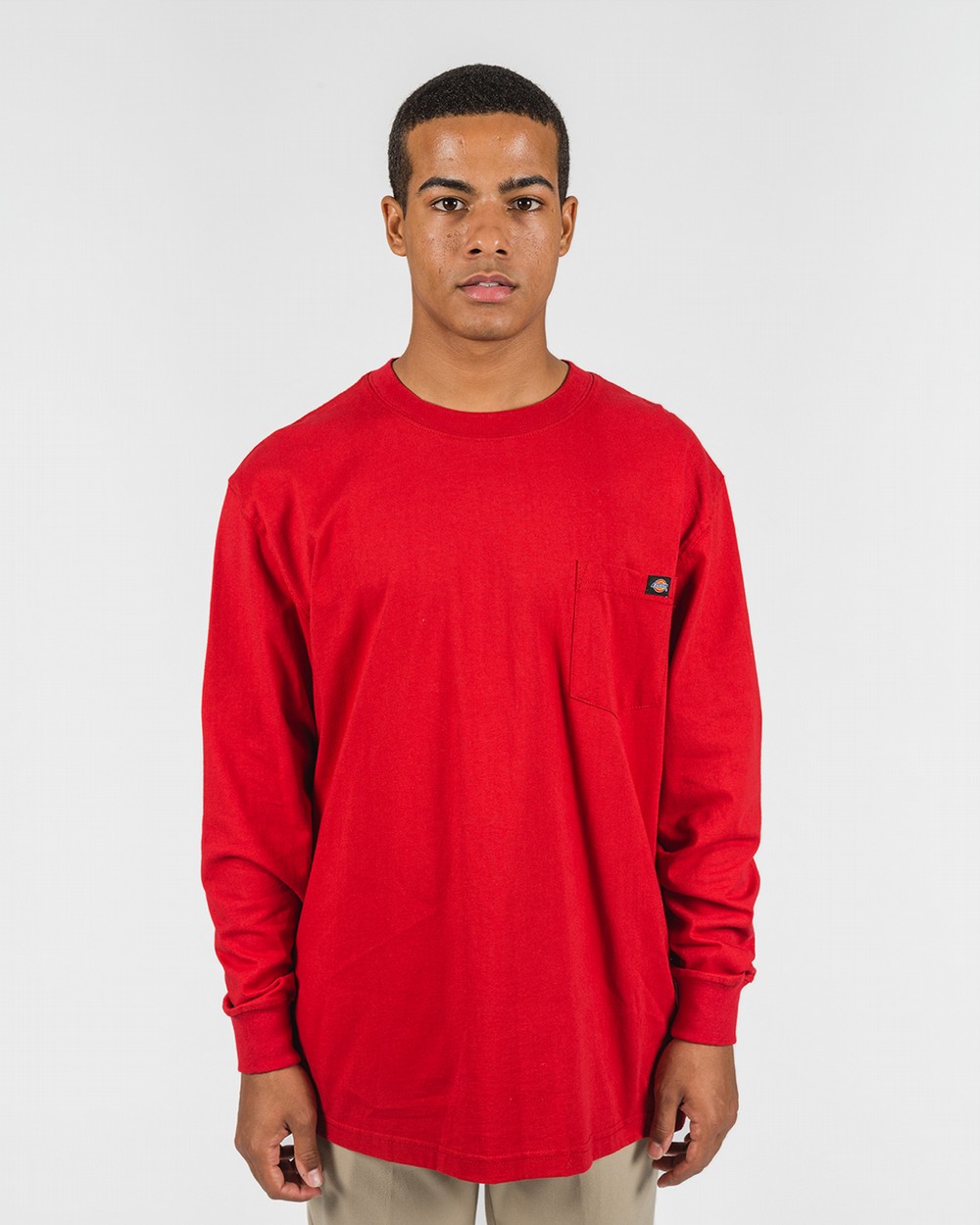 red champion long sleeve shirt